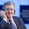 Prezydent Komorowski w Davos 