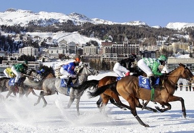 Konie na lodzie