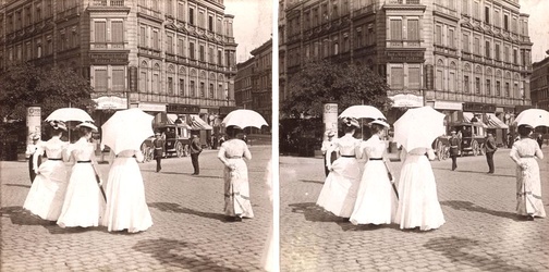 Oglądanie fotografii stereoskopowej 