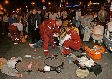 Dziwny wybuch w Mińsku