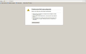 Strona ministerstwa kultury znów zablokowana
