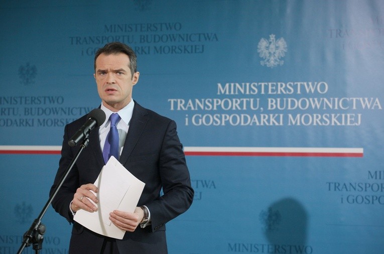 Minister Transportu Sławomir Nowak