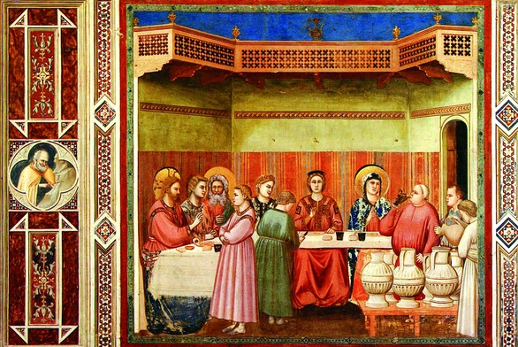 Giotto di Bondone, Sceny z życia Chrystusa: Wesele w Kanie Galilejskiej