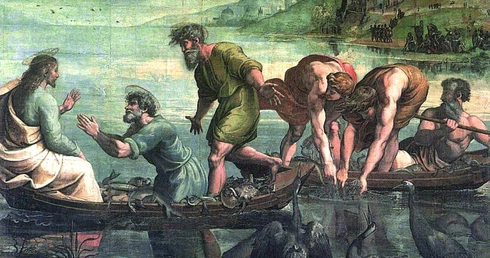 Rafael Santi, Cudowny połów ryb, 1515 r.