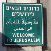 Antychrześcijańskie hasło w Jerozolimie