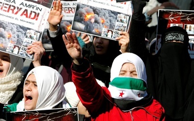 Tysiące demonstrantów w Syrii