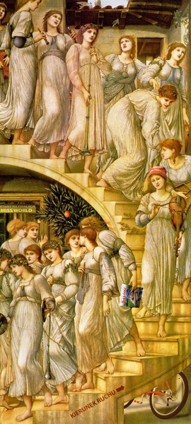 Edward Burne-Jones (1833-1898), „Złote schody”, 1880