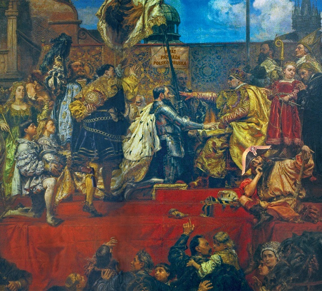 Jan Matejko (1938-1893), „Hołd pruski”, 1882