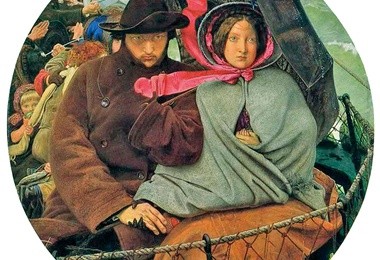 Ford Madox Brown (1821-1893), „Ostatnie spojrzenie na Anglię”, 1855