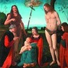 Giovanni Antonio Boltraffio, „Matka Boża z Dzieciątkiem, św. Janem Chrzcicielem i św. Sebastianem”