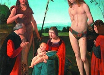 Giovanni Antonio Boltraffio, „Matka Boża z Dzieciątkiem, św. Janem Chrzcicielem i św. Sebastianem”