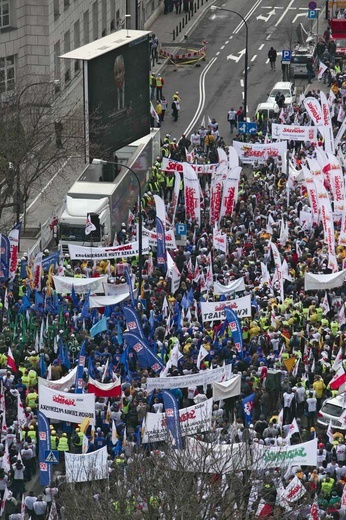 Protesty emerytalne
