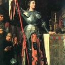 Jean Auguste Dominique Ingres (1780-1867), "Joanna d'Arc na koronacji Karola VII", 1854