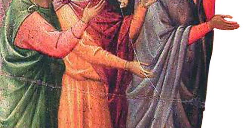 Faryzeusze (fragment), Duccio di Buoninsegna, 1308-1311