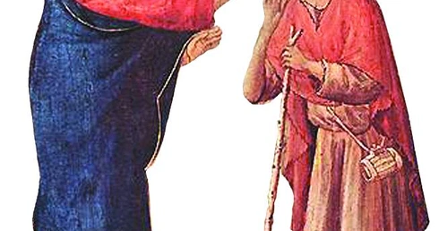 Ducciodi Buoninsegna, Uzdrowienie niewidomego, 1308–11