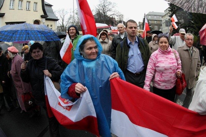 Marsz w obronie wolnych mediów - Katowice