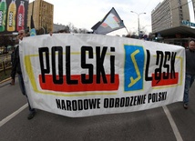 Marsz narodowców - Katowice 14 kwietnia