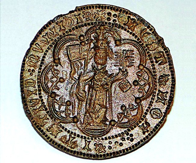  Tłok pieczętny z II połowy XIV wieku