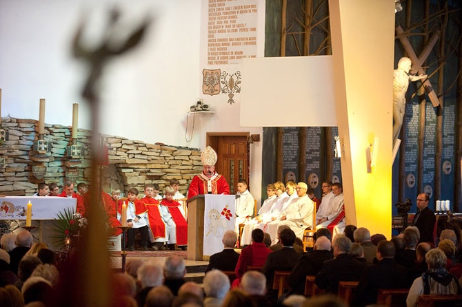 Poświęcenie pomnika "brama piaśnicka"