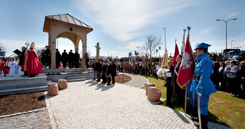 Poświęcenie pomnika "brama piaśnicka"