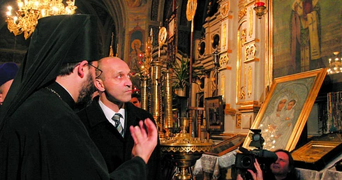 Premier na prawosławnej wigilii