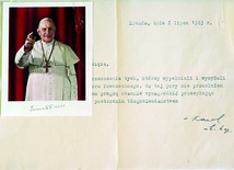 Listy kard. Karola Wojtyły na aukcji