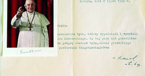 Listy kard. Karola Wojtyły na aukcji