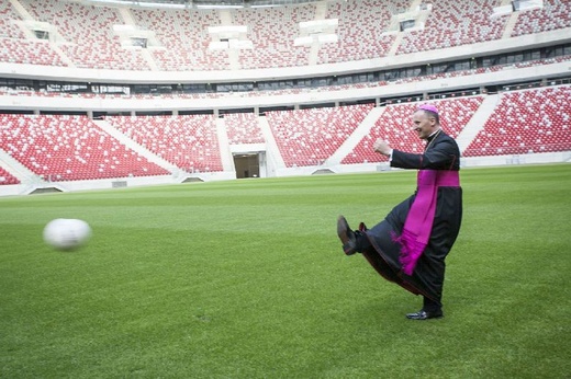 Poświęcenie kaplicy na Stadionie Narodowym