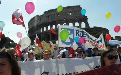 Rzymski Marsz dla Życia z udziałem Polaków