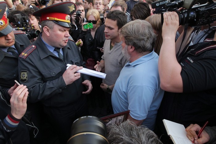 Policja rozpędziła antyprezydencki protest w Moskwie