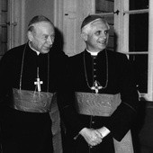 Kard. Ratzinger z kard. Wyszyńskim.