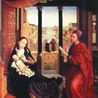 Rogier van der Weyden „Święty Łukasz malujący Matkę Bożą”