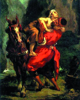 Eugene Delacroix, „Miłosierny Samarytanin”