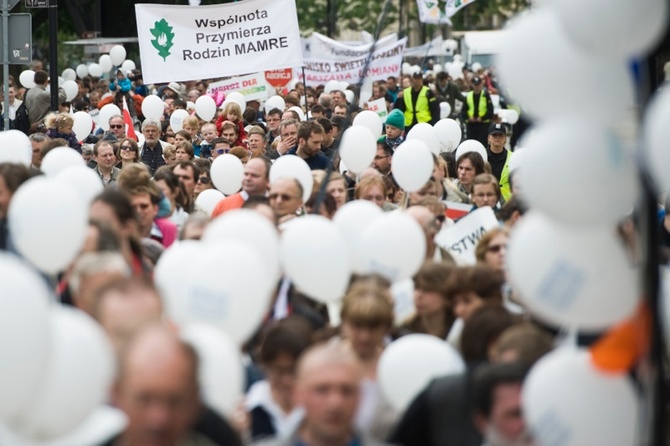 Marsz dla Życia i Rodziny w Warszawie