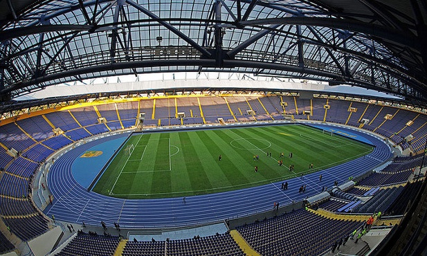 Stadion Metalist w Charkowie. 