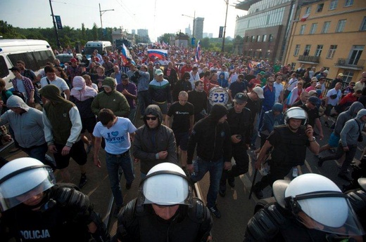 Marsz rosyjskich kibiców