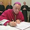 Podpis protokołu przejęcia diecezji