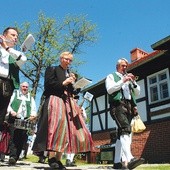 Udostępnienie nowych obiektów dla zwiedzających uświetniła niemiecka orkiestra z Frankonii