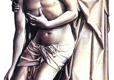 Święta Trójca,Mistrz z Flémalle (Robert Campin)