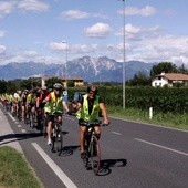 Rowerowi pielgrzymi już na włoskiej ziemi