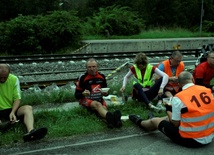 Rowerzyści z Koszalina są już na włoskiej ziemi