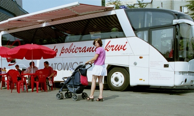 Pieniądze za ustawienie krwiobusa