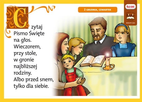 Będziesz czytał Biblię codziennie