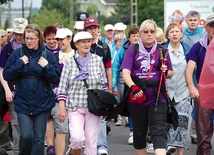  W ŁPPM jest grupa fioletowa, w której pielgrzymują pątnicy ze Skierniewic i okolic 