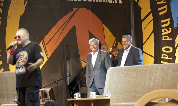 Gauck na "Przystanku Woodstock"