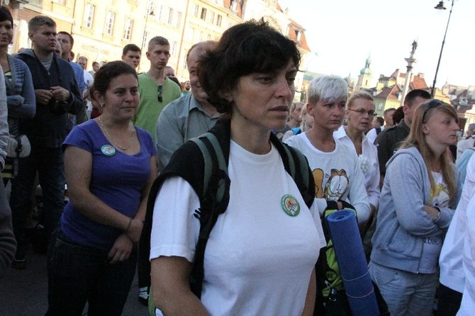 Wymarsz Warszawskiej Akademickiej Pielgrzymki Metropolitalnej na Jasna Górę