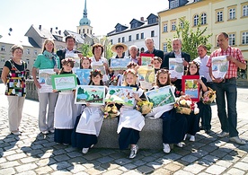 Dzieci ze szkoły podstawowej w Sebnitz (Saksonia) jako jedne z pierwszych przygotowały swoje prace