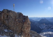 „Znikający krzyż” na Zugspitze