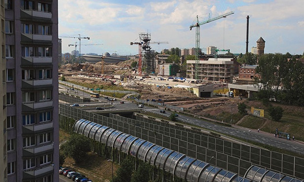Na wschód  od Spodka powstają trzy obiekty, które mają zmienić oblicze Katowic