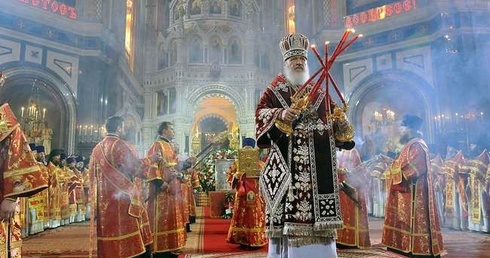 Patriarcha Cyryl o swym upadku w świątyni